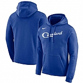 Cleveland Cavaliers Nike City Edition Logo Essential Pullover Hoodie Blue,baseball caps,new era cap wholesale,wholesale hats